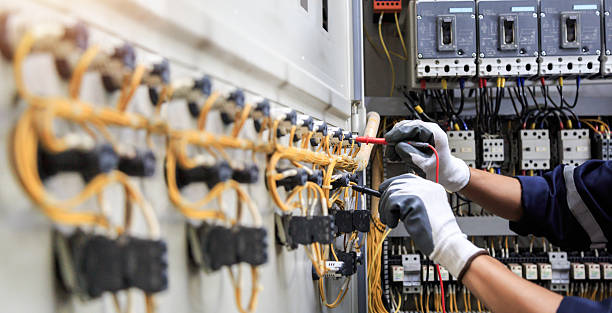 Professional Electrician technician working in Fircrest, WA